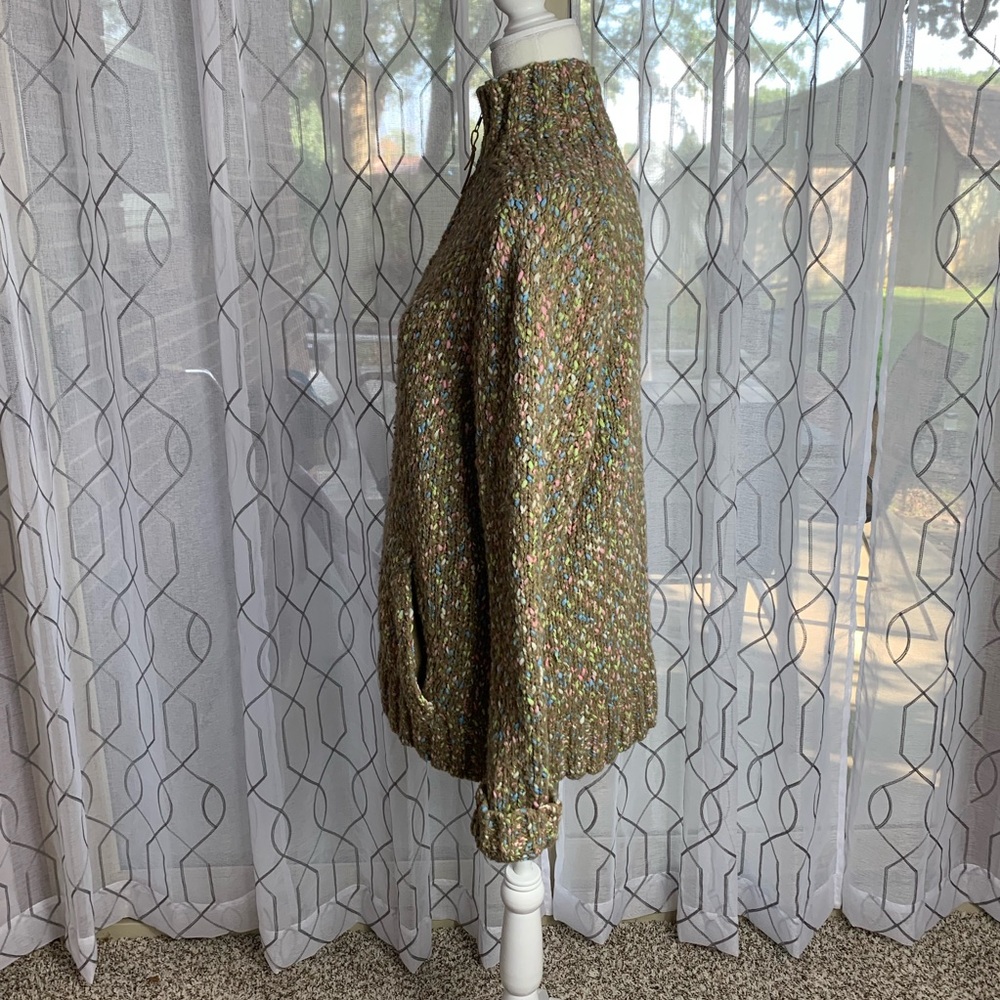 J.H. Collectibles Chunky Knit Full Zip Sweater L - Picture 3 of 6